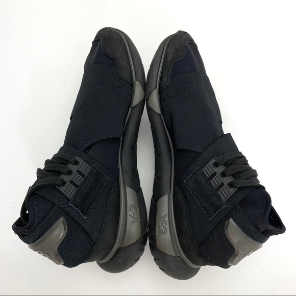 Y-3 Yohji Yamamoto Adidas Qasa High Sneakers Black - Picture 8 of 11